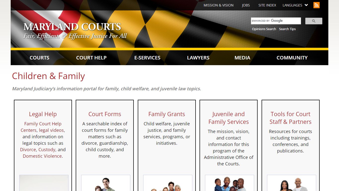 Children & Family | Maryland Courts